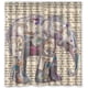 thumbnail image 1 of Cortina de ducha con diseño de elefante africano, juego de cortinas de baño con ganchos, tamaño 36 x 72 pulgadas, 1 of 3