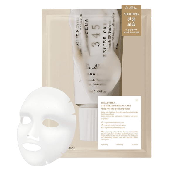 Mascarilla cremosa Dr.Althea 345 Relief, 1 paquete