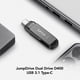 thumbnail image 2 of Unidad flash Lexar JumpDrive D400 128 GB USB 3.2 tipo C y tipo A, 2 of 8