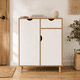 thumbnail image 1 of Aparador Buffet Nórdico con 2 Puertas y 1 Cajón Blanco Madera 80x30x92cm, 1 of 10