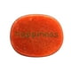 thumbnail image 3 of Piedra Grabada Ovalada Naranja, 3 of 3