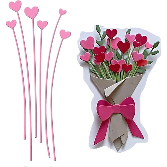Troquel de Corte Juroicessry Corazón y Flor