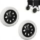 thumbnail image 1 of 2 ruedas de repuesto de goma para carrito de compras, ruedas de plástico con espuma, diseño moderno y negro, antideslizantes., 1 of 5
