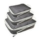 thumbnail image 4 of Organizador De Equipaje Impermeable De 3 Piezas, Bolsas De Almacenamiento De Ropa Ligeras, Color Negro, 4 of 5