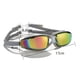 thumbnail image 2 of Gafas de natación con montura grande, resistentes al agua y a la niebla, de silicona galvanizada HD para adultos, para hombres y mujeres., 2 of 6