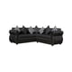 thumbnail image 2 of SECCIONAL FRANCIA PU NEGRO TELA NEGRO, 2 of 2