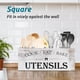 thumbnail image 5 of Soporte para utensilios de cocina Suli extra grande con 4 compartimentos, color blanco, 5 of 8