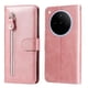 thumbnail image 1 of Funda con Cremallera para OPPO Find X8 Pro, Carcasa Cartera de Cuero PU con Soporte y Tarjetero, 1 of 6