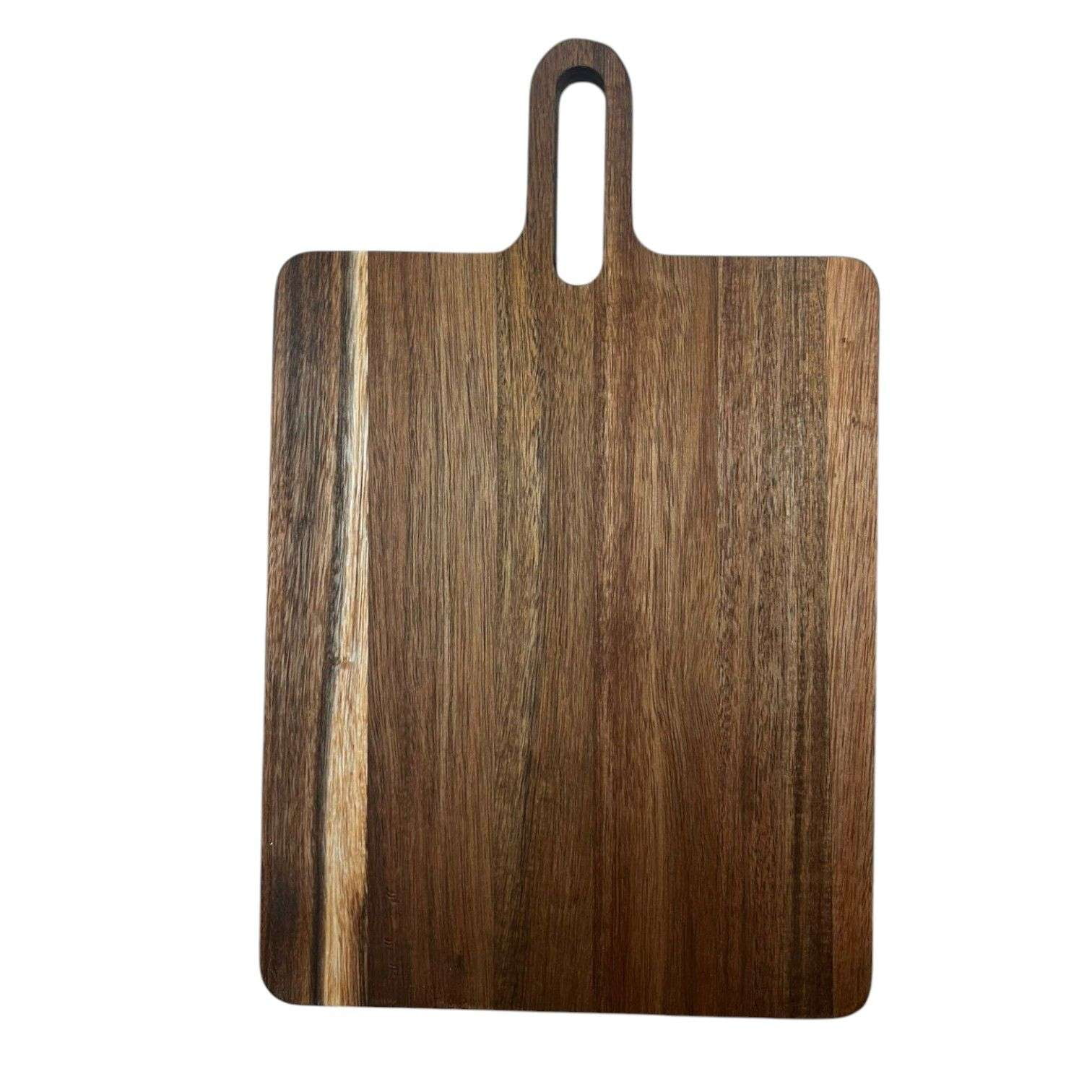 Oem - Tabla Para Picar De Madera Rectangular Con Asa