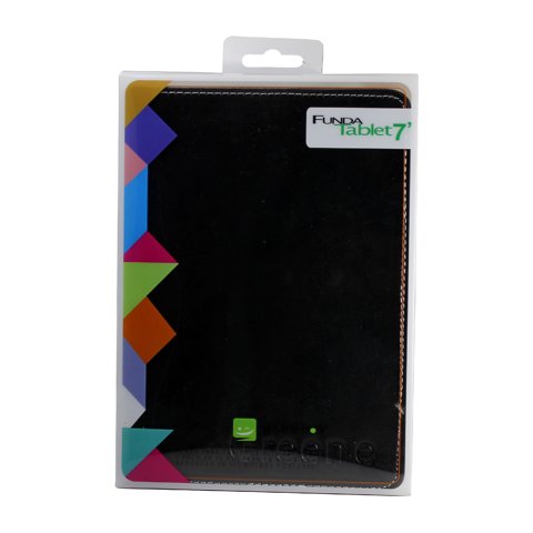 Green E - Funda Tablet 7 Ecocuero Negra