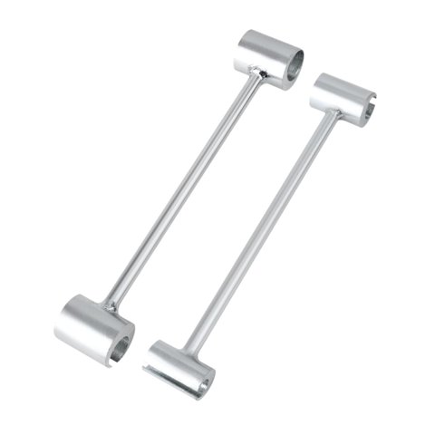 Magideal - 2X Llave De Ajuste De Espacio De Bisagra Llave De Reparación De Bisagra De Puerta Para Pernos Redondos Llave Ajustable, Resistente Y De Tamaño Estánda Plata