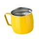 thumbnail image 3 of Taza De Té De Acero Inoxidable Durable Portátil Con Filtro Para Fiesta De Oficina En Casa Amarillo, 3 of 5