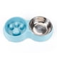 thumbnail image 2 of Plato Comida agua Mascotas Anti-ansiedad Perro Gato Azul, 2 of 3