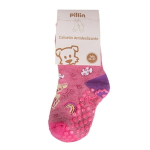 Calcetines Bebe Niña Fucsia Pillin