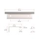 thumbnail image 4 of Tirador para gabinete Richelieu BP989850170 de acero inoxidable 50 mm, 4 of 9