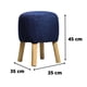 thumbnail image 2 of Pouf Bird Azul Omega 35x35x45 cm, 2 of 3