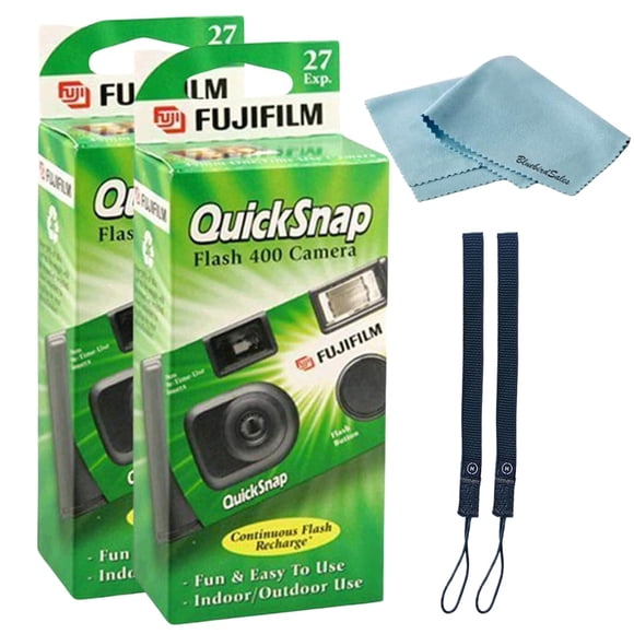 Cámara Desechable Fujifilm Quicksnap Flash 400 De 35 Mm Paquete De 2