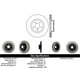 thumbnail image 2 of Disco Freno para auto Subaru Legacy 2009-2014 Delantero, 2 of 2