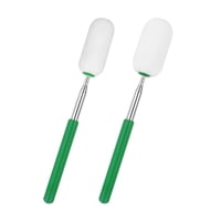 Xusx111 - 2 Paquete De Cerámica Esponja Telescópica, Herramienta De Arcilla Retráctil Esponjas En Palo Extiende Hasta 27.9In Palos De Esponja Telescópica Para Cerámica (Verde)