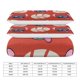 thumbnail image 3 of Stitch Leaf 3 Pieces Duvet Cover Set Full Size Super Soft Fade Resistant Microfiber, 3 of 4