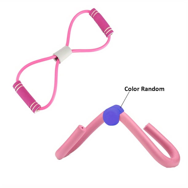 2pcs 8-Shaped Pelvic Floor Muscle Trainer: Get Fit & Toned with Resistance Thigh Training & Yoga Gym Fitness Equipment for Women & Men!