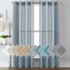 thumbnail image 1 of Cortinas H.VERSAILTEX, mezcla de lino, 2 paneles, 132 x 213 cm, mezclilla, 1 of 8