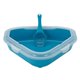 thumbnail image 2 of Bandeja De Arena Para Gatos Con Cuchara, Bandeja De Arena Para Gatos, Bandeja De Arena Triangular Duradera Para Gatos, Azul, 2 of 5
