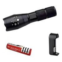 Genérico - Linterna Led Cree Xml-T6 2000 Lumenes Recargable Cargador