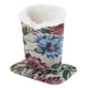 thumbnail image 5 of Forro de felpa con lentejuelas de algodón con soporte vertical Soporte para bolígrafo Forro blanco, 5 of 5