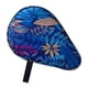 thumbnail image 4 of Funda Para Paleta De Tenis De Mesa, Portátil, Práctica Para Entrenamiento Deportivo, Viaje, Flor Azul, 4 of 5