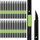 thumbnail image 1 of Cuchillo utilitario MANUFORE 9 mm, 30 piezas, verde, 1 of 7
