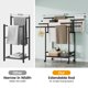 thumbnail image 2 of Porta toallas Homeiju de 4 niveles ajustable negro, 2 of 9