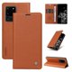 thumbnail image 2 of Funda Billetera de Cuero para Samsung Galaxy S20 Ultra con Tarjetero y Soporte - Tapa Magnética Marrón, 2 of 6