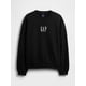 thumbnail image 4 of Sudadera GAP para Hombre con Logo, Cuello Redondo, Forro Polar, Negro Puro, Talla S, 4 of 4