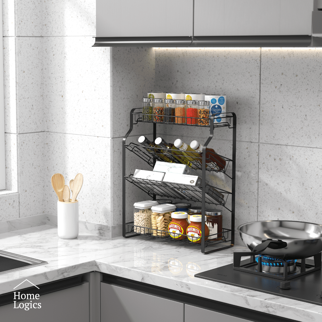 Organizador 4 Niveles Múltiples Productos Cocina Home Logics
