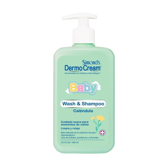 Shampoo y Jabon Dermocream Baby Caléndula, 400 ml