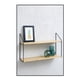 thumbnail image 2 of Repisa 2 Niveles 60X15X33Cm Metal Base Madera, 2 of 3