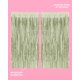 thumbnail image 4 of Cortina xo, Fetti 2 unidades verde salvia foil 91 cm × 213 cm, 4 of 6