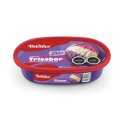 Helado Mora Crema Frambuesa Cassata 1 L Bresler