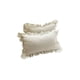 thumbnail image 1 of Juego estándar de 2 fundas de almohada con volantes, estilo vintage chic, estilo rústico brillante, con volantes, estilo campestre., 1 of 5