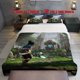 thumbnail image 1 of 3pcs Adventurer Facing Bull Skull Stone Door Theme Pattern Bedding Set Duvet Cover and Pillowcase, 1 of 5