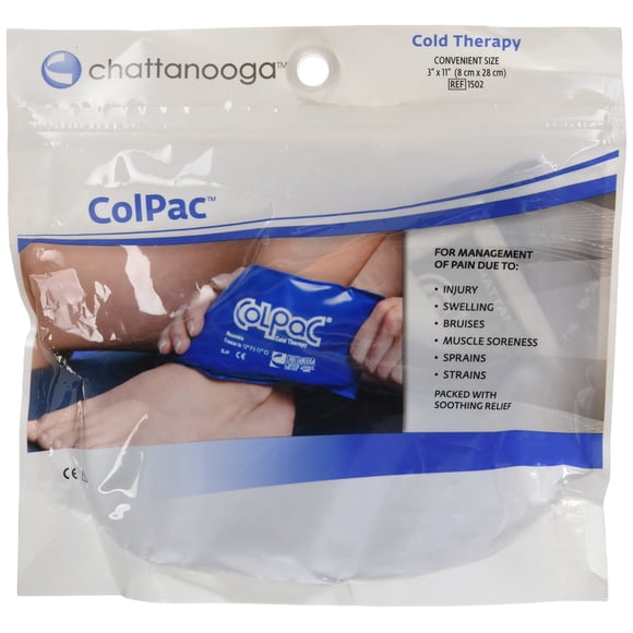 Compresa Fría Chattanooga ColPac Vinilo Azul Tira 8x28 cm