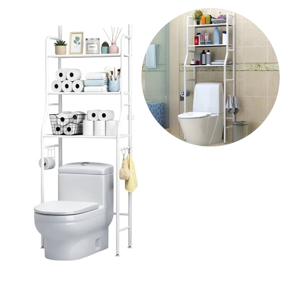 Organizador De Baño Inodoro 3 Niveles Rack Armable Para Baño