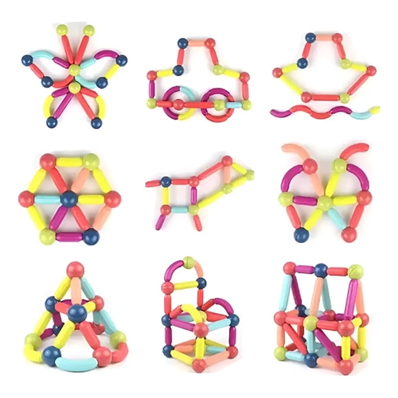 Magnetic Sticks Bloques Para Armar Magnéticos 36 Piezas 36