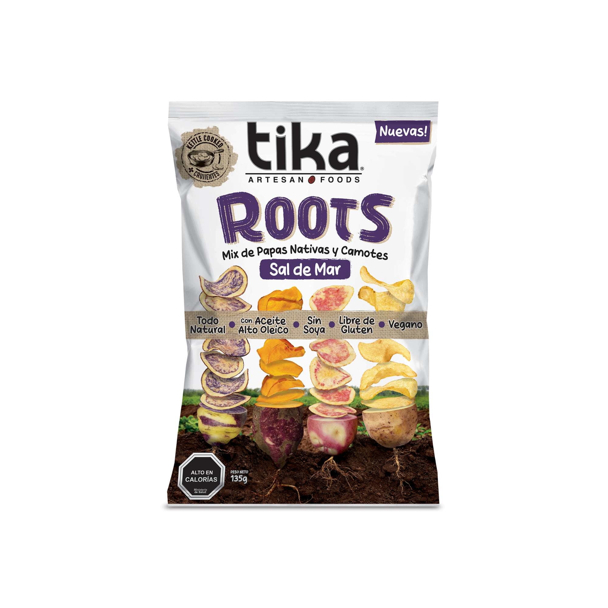 Papas Fritas Mix Sal De Mar 135 g Tika