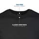 thumbnail image 3 of Camiseta Gildan Crew para hombre G1100 negro/gris deportivo/carbón L, 3 of 7
