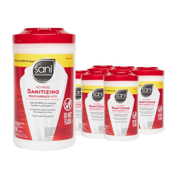 Toallitas desinfectantes Sani Professional Table Turners, 532 ml, 95 unidades