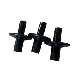 Magideal - 3Pcs Manga De Soporte De Platillo, Soporte De Platillo Doble Cabezal Portátil Portátil Fácil De Instalar Accesorios Para Accesorios De Tambor De Hi Ha