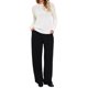 thumbnail image 2 of INSPIRE CHIC Suéter de Mujer Casual Cuello Redondo Calado Otoño Invierno Suéter Suelto L Blanco, 2 of 6
