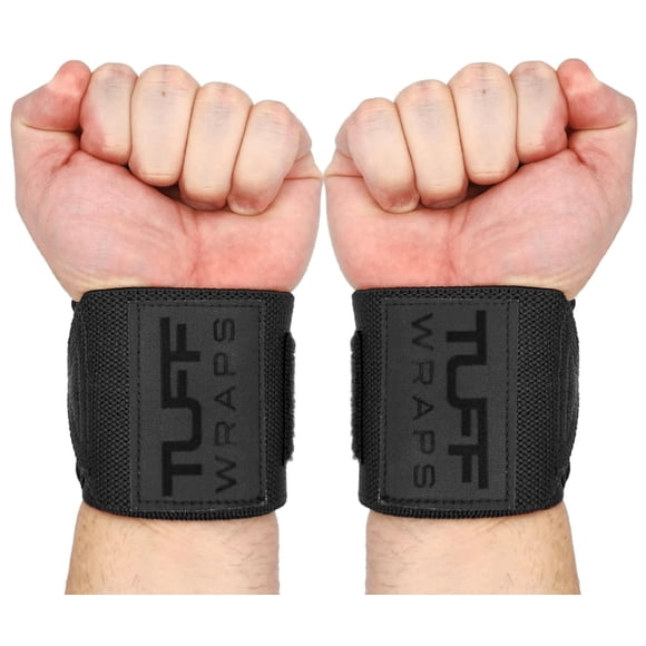 Correas de muñeca TuffWraps Villain 16 para gimnasio y levantamiento de pesas